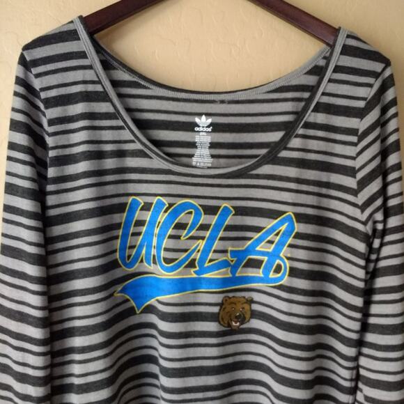 Adidas UCLA Long Sleeve Scoop Neck Tee - Picture 4 of 9